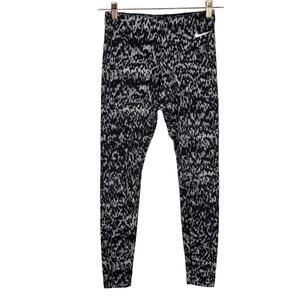 Nike Gray Leopard Print Leggings High Rise Small Animal Print Size Small